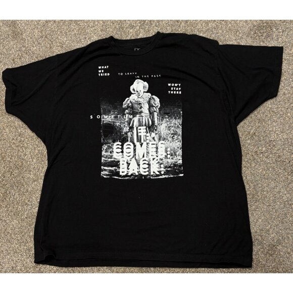 IT Chapter Two Pennywise Horror Tee 3XL Black Graphic T-Shirt - Picture 8 of 11